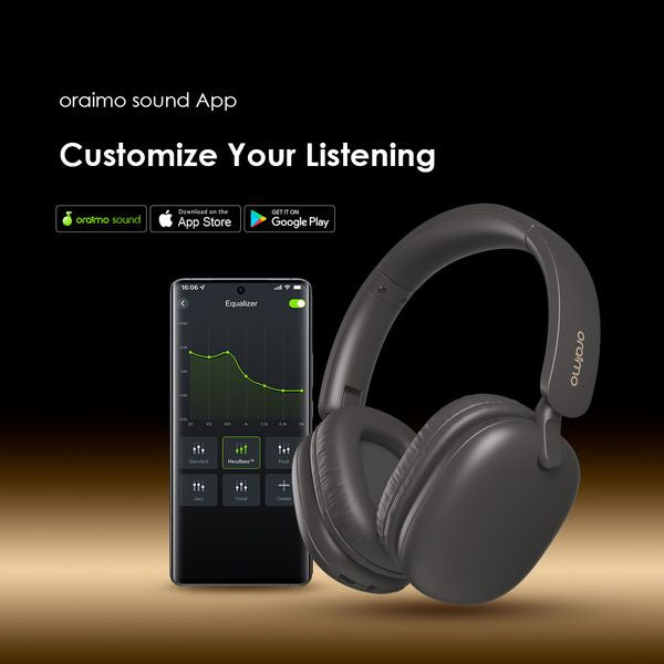 Oraimo BoomPop Lite ENC Over-Ear Wireless Headphones OHP-317