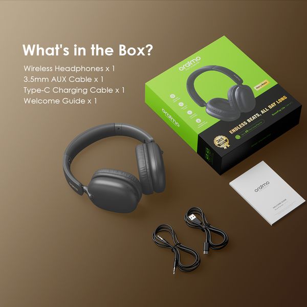 Oraimo BoomPop Lite ENC Over-Ear Wireless Headphones OHP-317