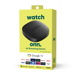 onn. Google TV 4K Streaming Box