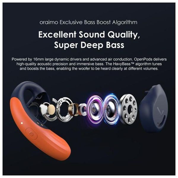 Oraimo OpenPods Open-Ear Wireless Earphones OPN-50D