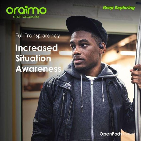 Oraimo OpenPods Open-Ear Wireless Earphones OPN-50D
