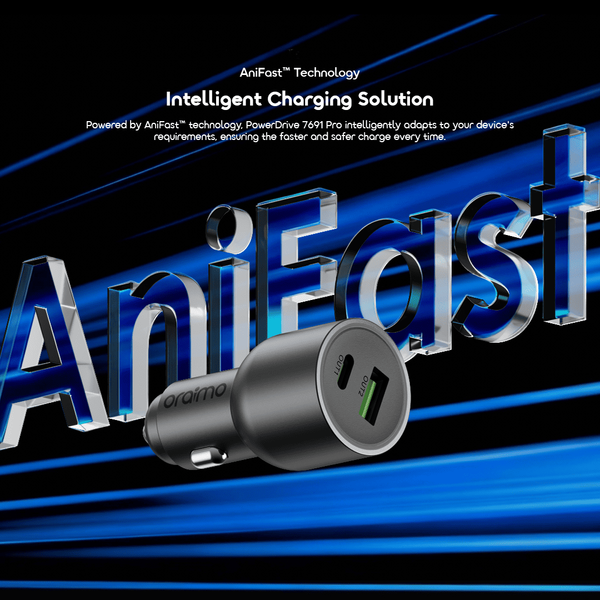 Oraimo PowerDrive 7691 Pro 69W Dual Super Car Charger OCC-7691D