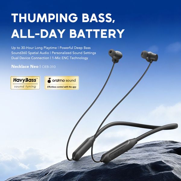 Oraimo Necklace Neo V6.0 Wireless Neckband Earphones OEB-310