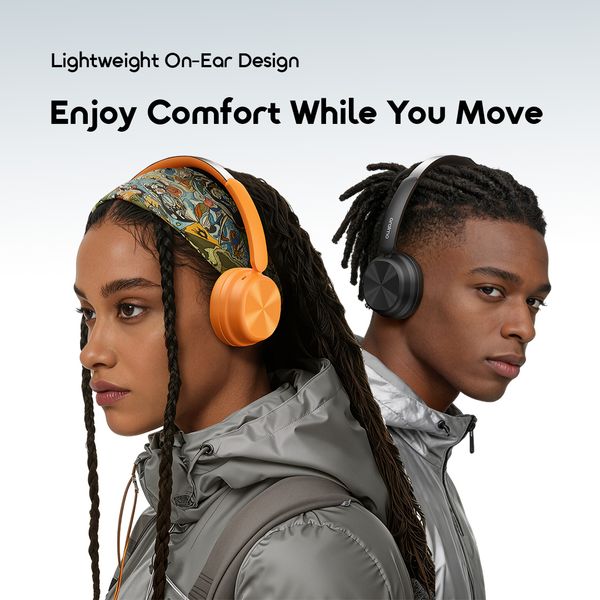 Oraimo BoomPop Air Lightweight On-Ear Wireless Headphones OHP-316