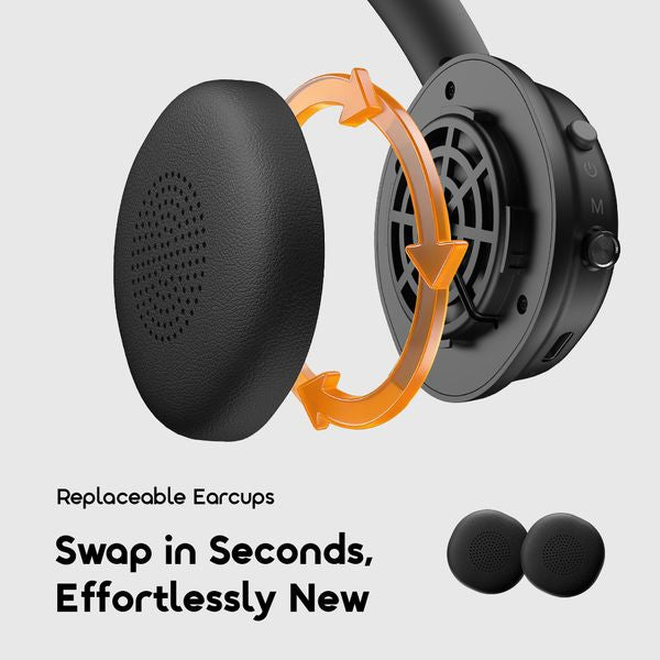 Oraimo BoomPop Air Lightweight On-Ear Wireless Headphones OHP-316