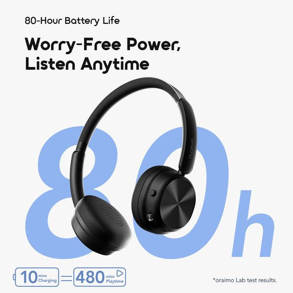 Oraimo BoomPop Air Lightweight On-Ear Wireless Headphones OHP-316