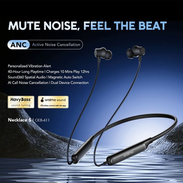 Oraimo Necklace 5 ANC Neckband Earphones OEB-611