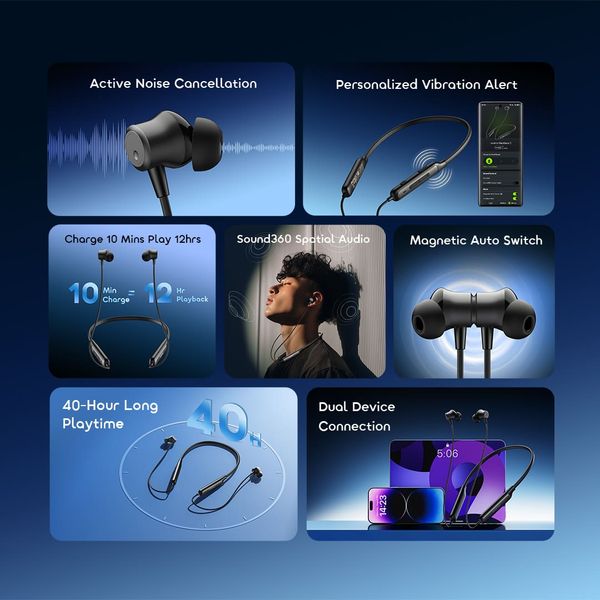 Oraimo Necklace 5 ANC Neckband Earphones OEB-611