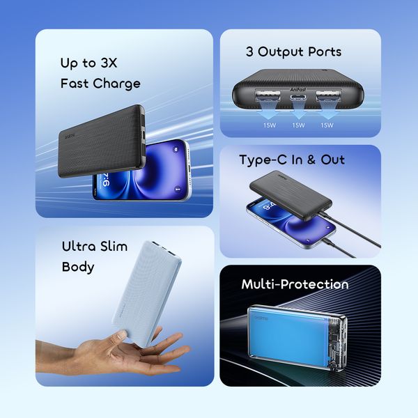 Oraimo PowerFlow B11 10000mAh 15W Power Bank OPB-1102