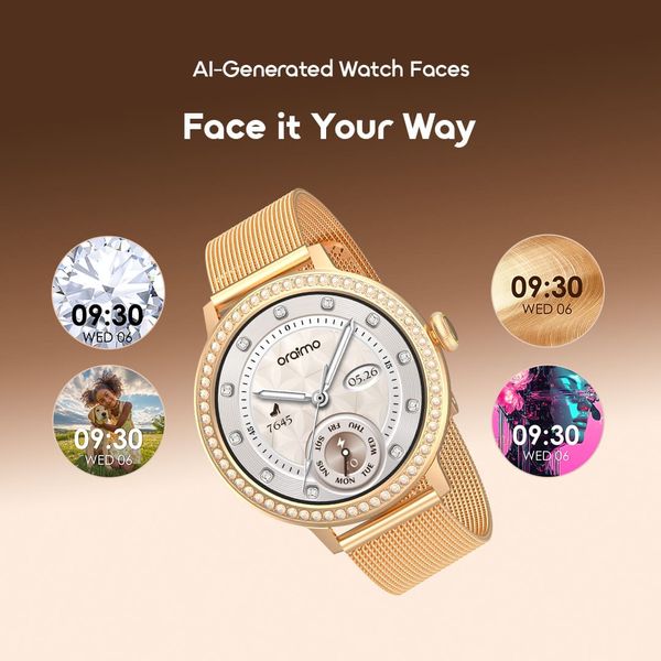 Oraimo Watch Muse 2 1.32" AMOLED Diamond Appearance Smart Watch OSW-833N