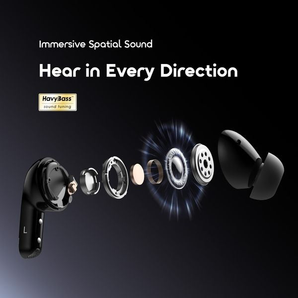 Oraimo SpaceBuds 2 AI Smart 45hrs Playtime True Wireless Earbuds OTW-631