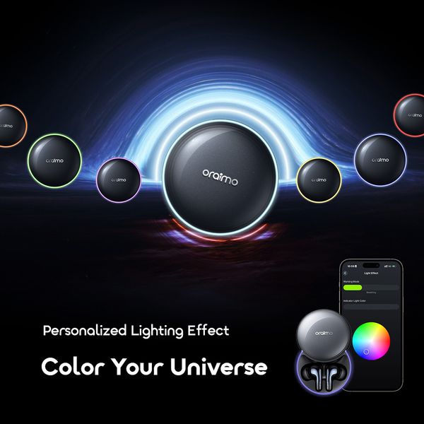Oraimo SpaceBuds 2 AI Smart 45hrs Playtime True Wireless Earbuds OTW-631