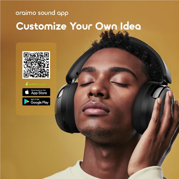 Oraimo BoomPop N 40mm Hybrid ANC Wireless Headphones OHP-915N