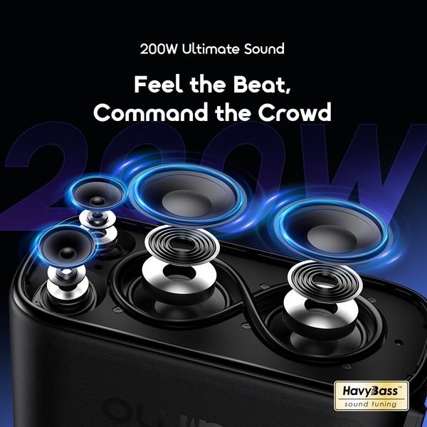 Oraimo SpaceBox Max 200W Auracast Wireless Speaker OBS-982