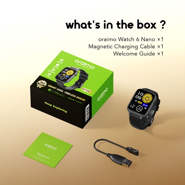 Oraimo Watch 6N 1.83" Full Touch Smart Watch OSW-8000N