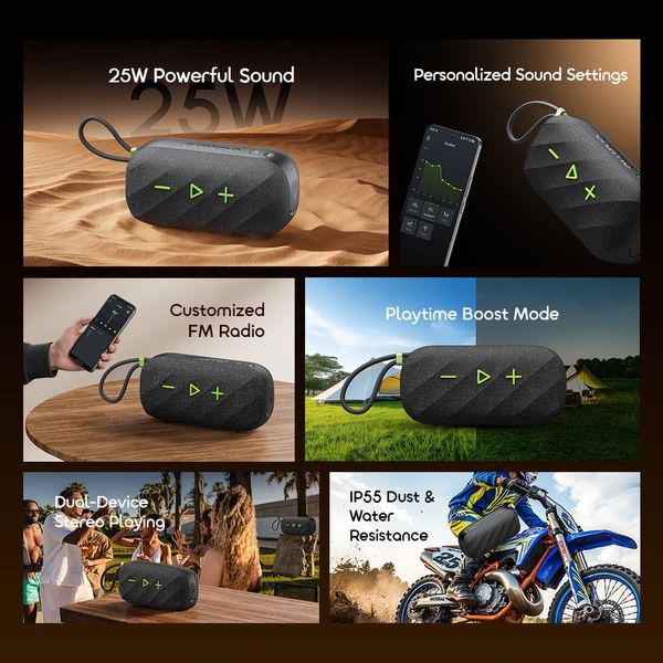 Oraimo SpaceBox Active 25W Portable Bluetooth Speaker OBS-680