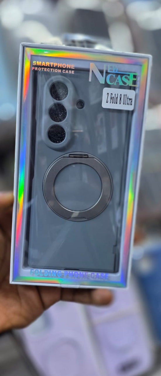 New Case Samsung Z Fold 8 Folding Phone Case with Ring Holder