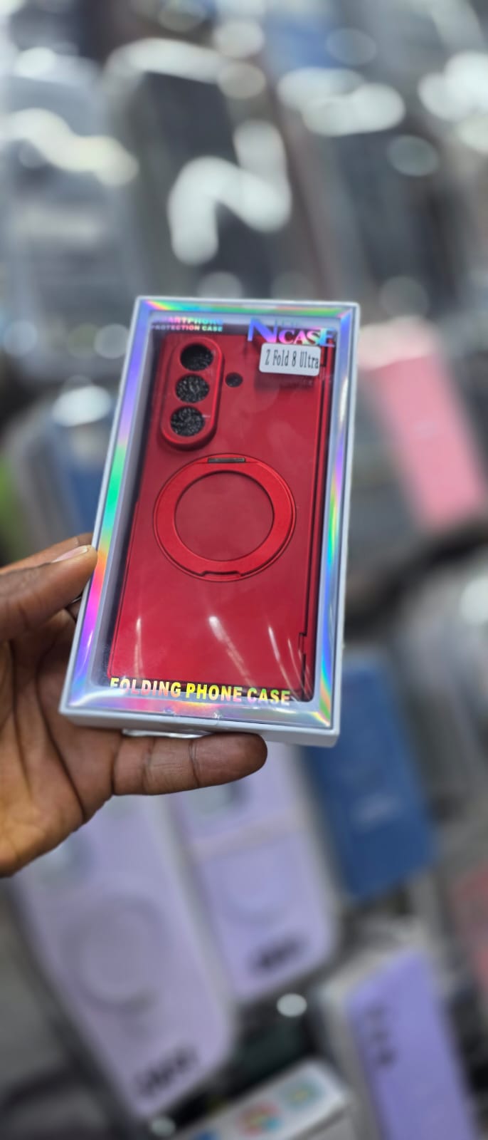 New Case Samsung Z Fold 8 Folding Phone Case with Ring Holder