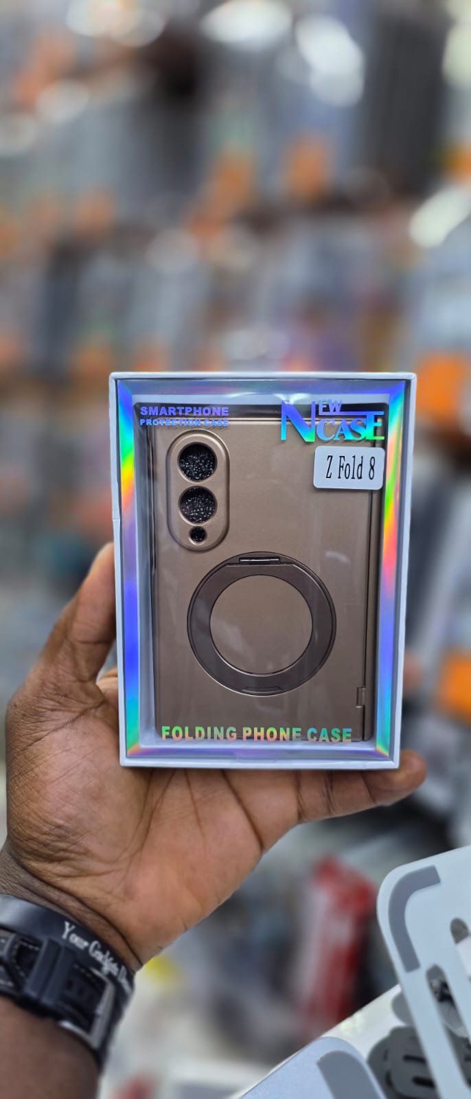 New Case Samsung Z Fold 8 Folding Phone Case with Ring Holder