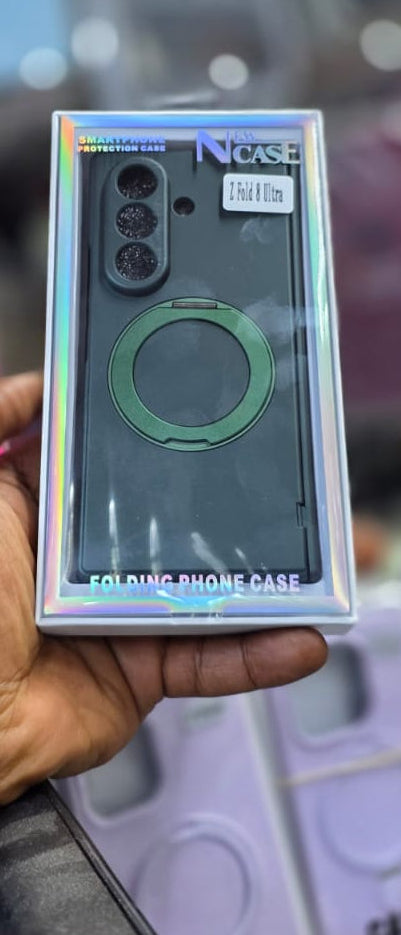 New Case Samsung Z Fold 8 Ultra Folding Phone Case with Ring Holder