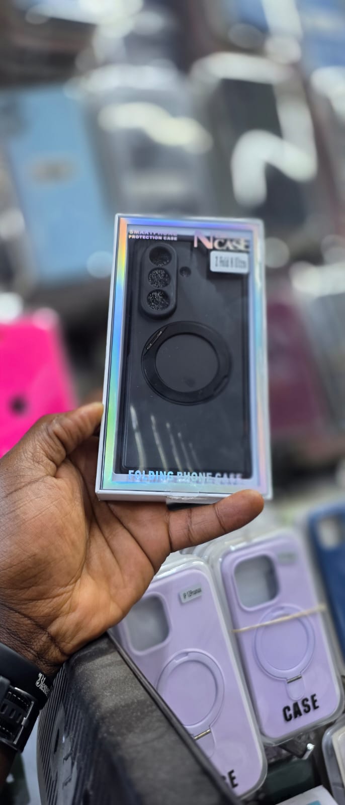New Case Samsung Z Fold 8 Ultra Folding Phone Case with Ring Holder
