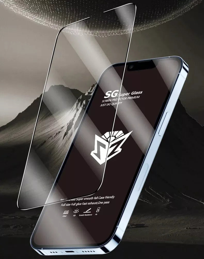 SG Z Warrior Glass Full Glue Tempered Screen Protector for iPhone 16 Pro Max