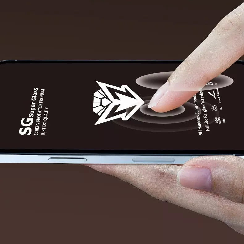 SG Z Warrior Glass Full Glue Tempered Screen Protector for iPhone 16 Pro Max