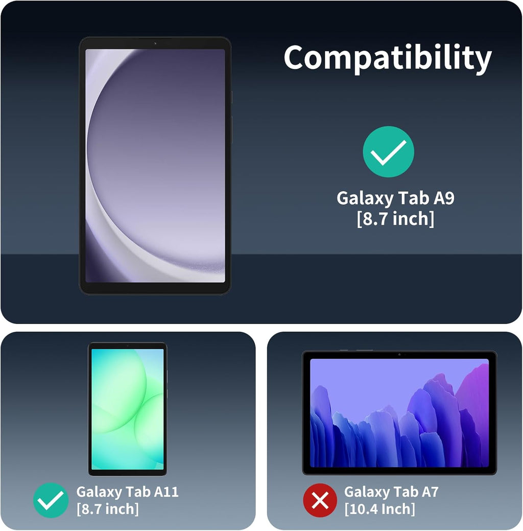 Tempered Glass Screen Protector for Samsung Galaxy Tab A11 8.7 Inch