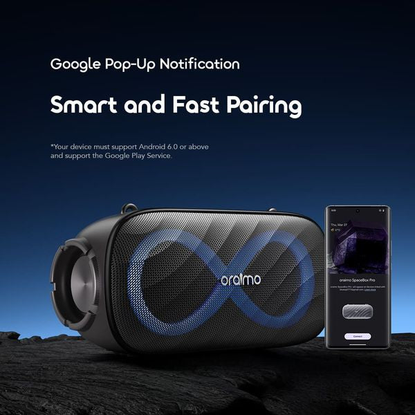 Oraimo SpaceBox Pro 80W Karaoke Bluetooth Speaker OBS-682