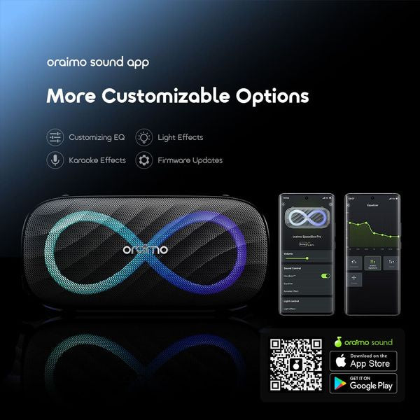 Oraimo SpaceBox Pro 80W Karaoke Bluetooth Speaker OBS-682