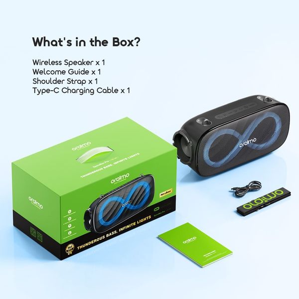 Oraimo SpaceBox Pro 80W Karaoke Bluetooth Speaker OBS-682