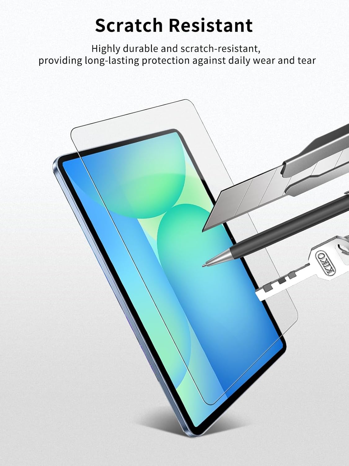 Tempered Glass Screen Protector for Samsung Galaxy Tab S10 Lite 10.9 Inch Transparent