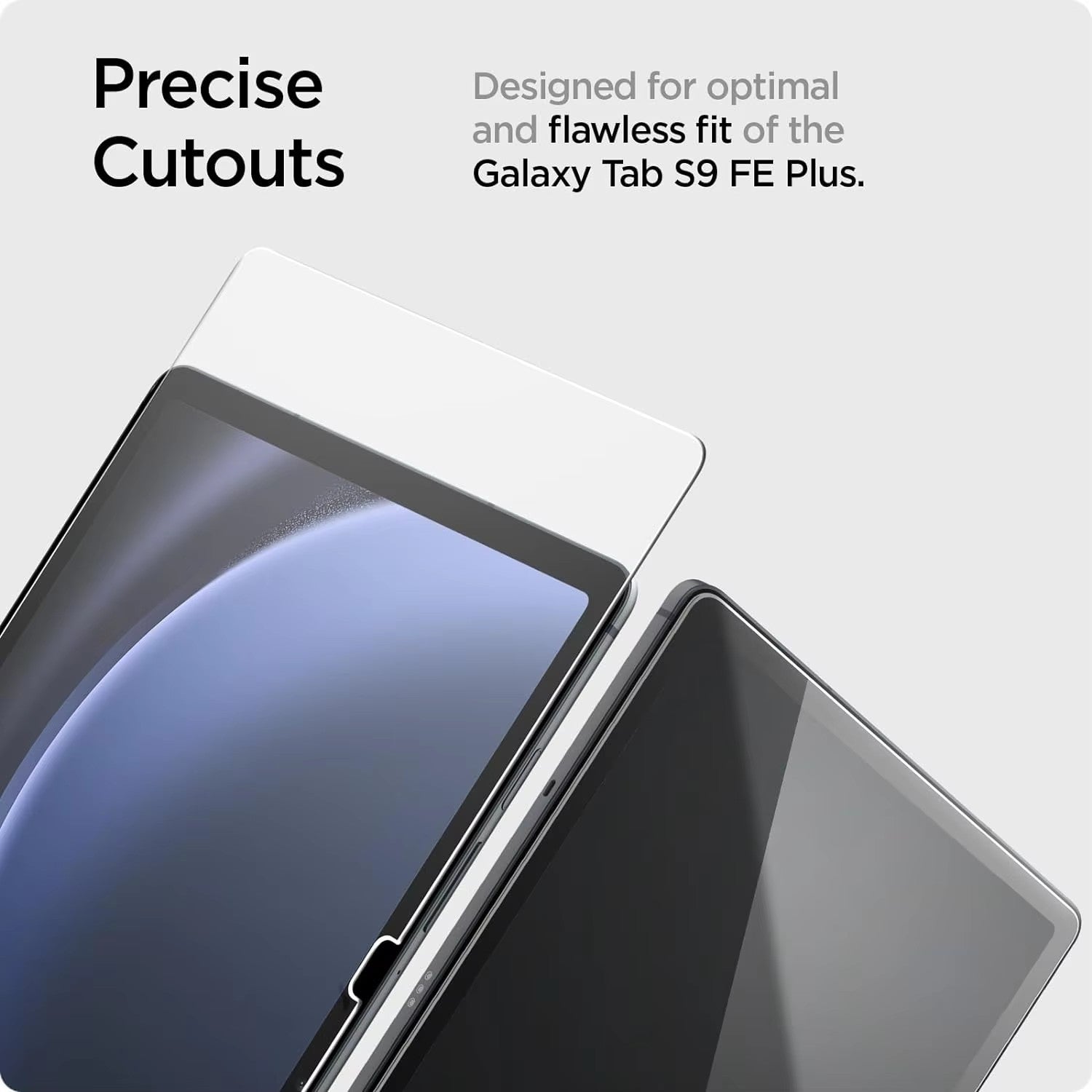 Tempered Glass Screen Protector for Samsung Galaxy Tab S9 Plus S9 FE Plus S10 Plus 12.4 Inch