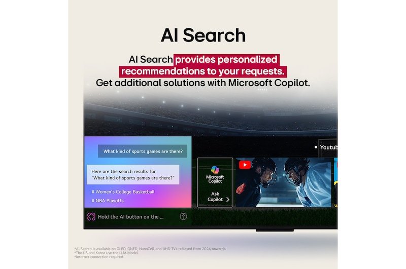LG 43UA80006LC 43" 4K UHD Smart AI TV