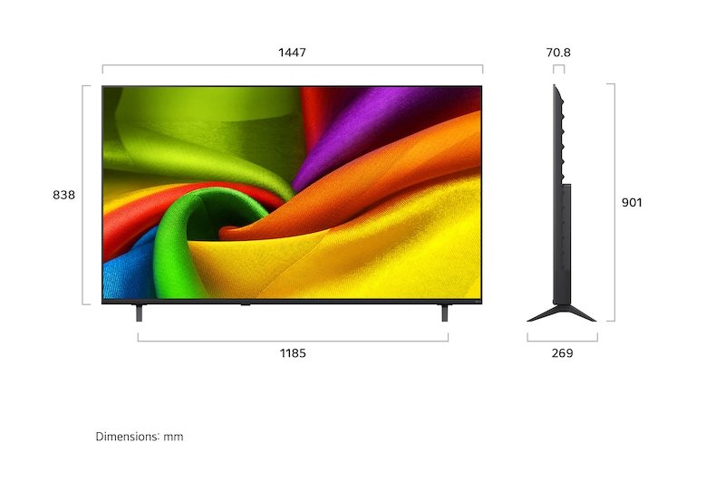 LG 65NU840B6LA 65" NANO 4K AI Smart TV