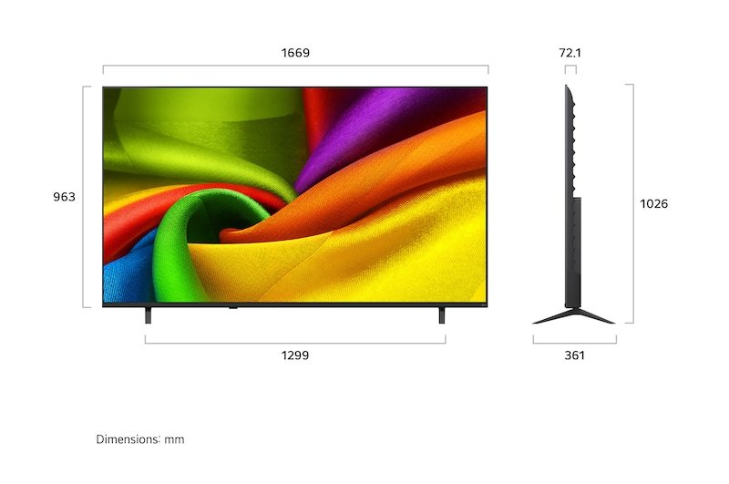LG 75NU840B6LA 75" NANO 4K AI Smart TV