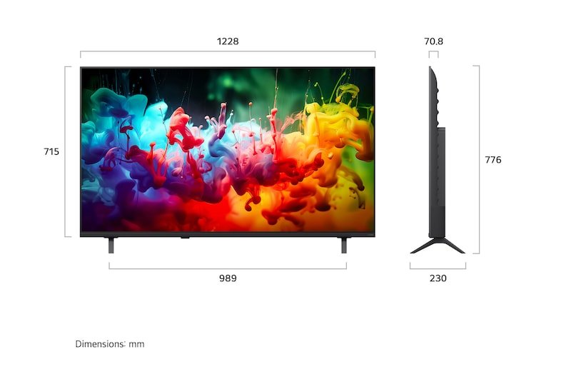 LG 55QNED72B6T 55" QNED AI Mini LED 4K Smart TV