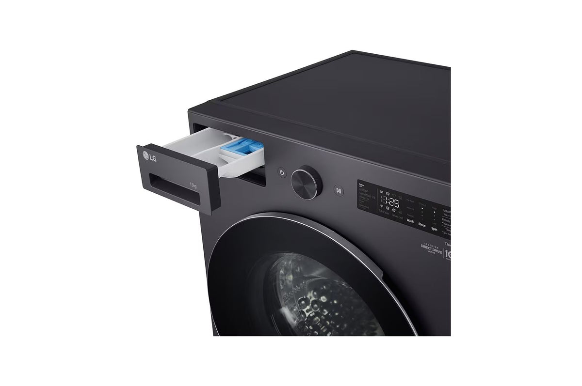 LG F0Z6DRP24 33.1 lb / 17.6 lb Front Load Washer Dryer Essence Graphite