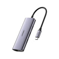 UGREEN CM252 60717 USB-C 5-in-1 Docking Station with 3 USB 3.0 Ports Gigabit Ethernet and 100W PD Gray