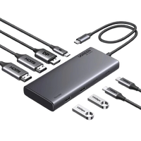 UGREEN CM639 35625 Triple Monitor USB-C Hub 8-Port Docking Station