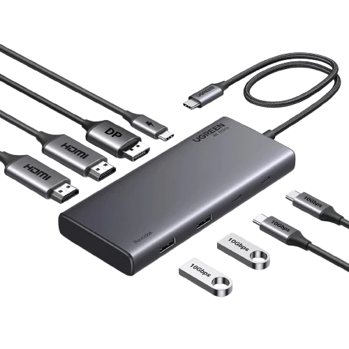 UGREEN CM639 35625 Triple Monitor USB-C Hub 8-Port Docking Station