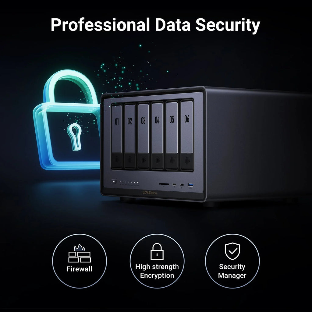UGREEN NASync DXP6800 Pro 6-Bay Desktop NAS Intel i5 1235u 8GB DDR5 2x 10GbE Diskless