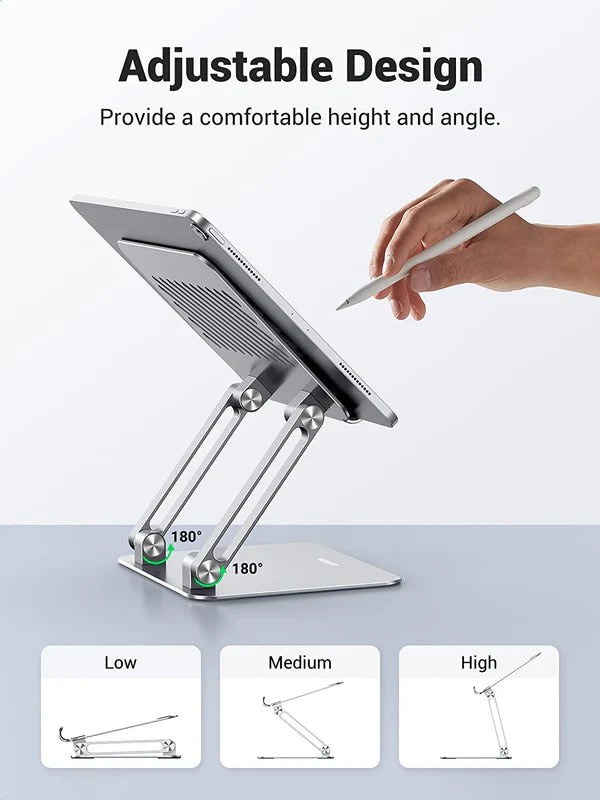 UGREEN LP339 40291 Full Angle Hover Adjustable & Foldable Laptop Stand Silver