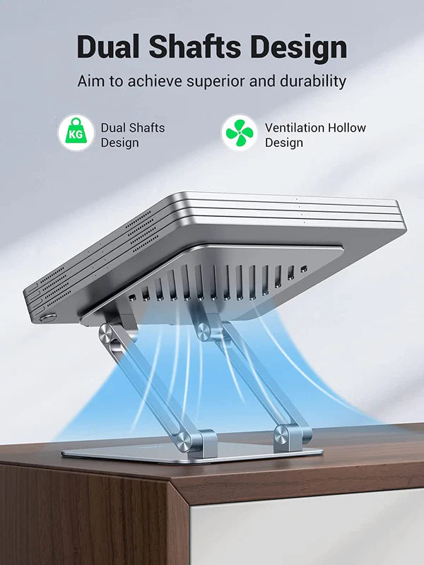 UGREEN LP339 40291 Full Angle Hover Adjustable & Foldable Laptop Stand Silver