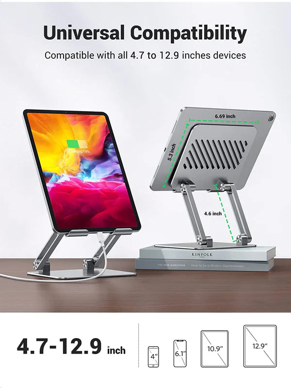 UGREEN LP339 40291 Full Angle Hover Adjustable & Foldable Laptop Stand Silver