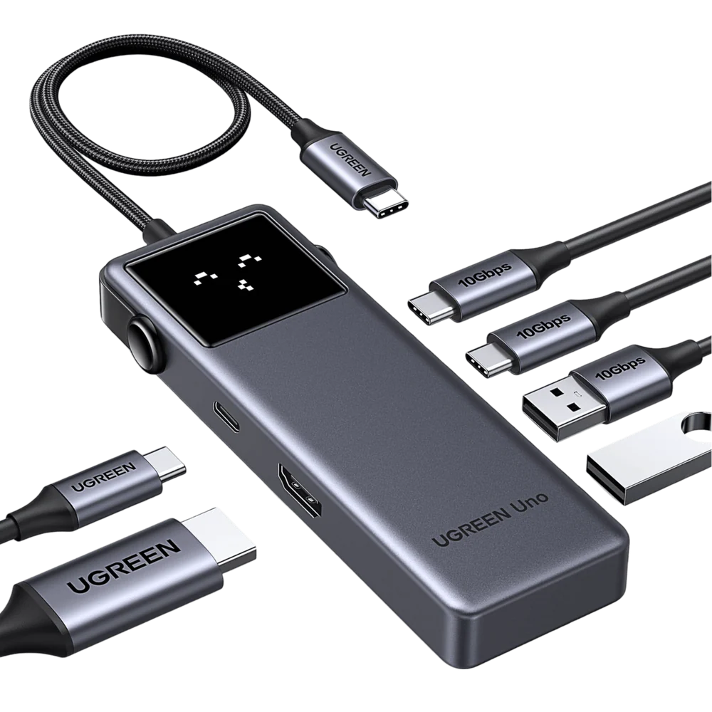 UGREEN CM888 35998 Uno 6-in-1 USB-C Hub 4K HDMI 100W PD
