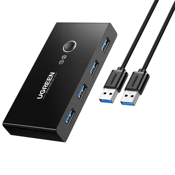 UGREEN US216 30768 2 In 4 Out USB 3.0 Sharing Switch Box