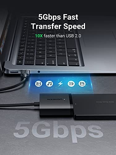 UGREEN CR108 20231 USB to SATA Adapter SATA to USB 3.0 Cable Hard Drive Adapter
