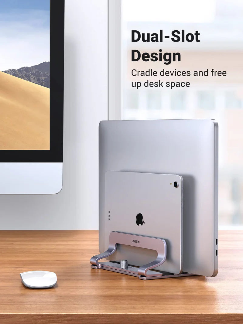 UGREEN 60643 Dual Slot Vertical Laptop Stand Holder