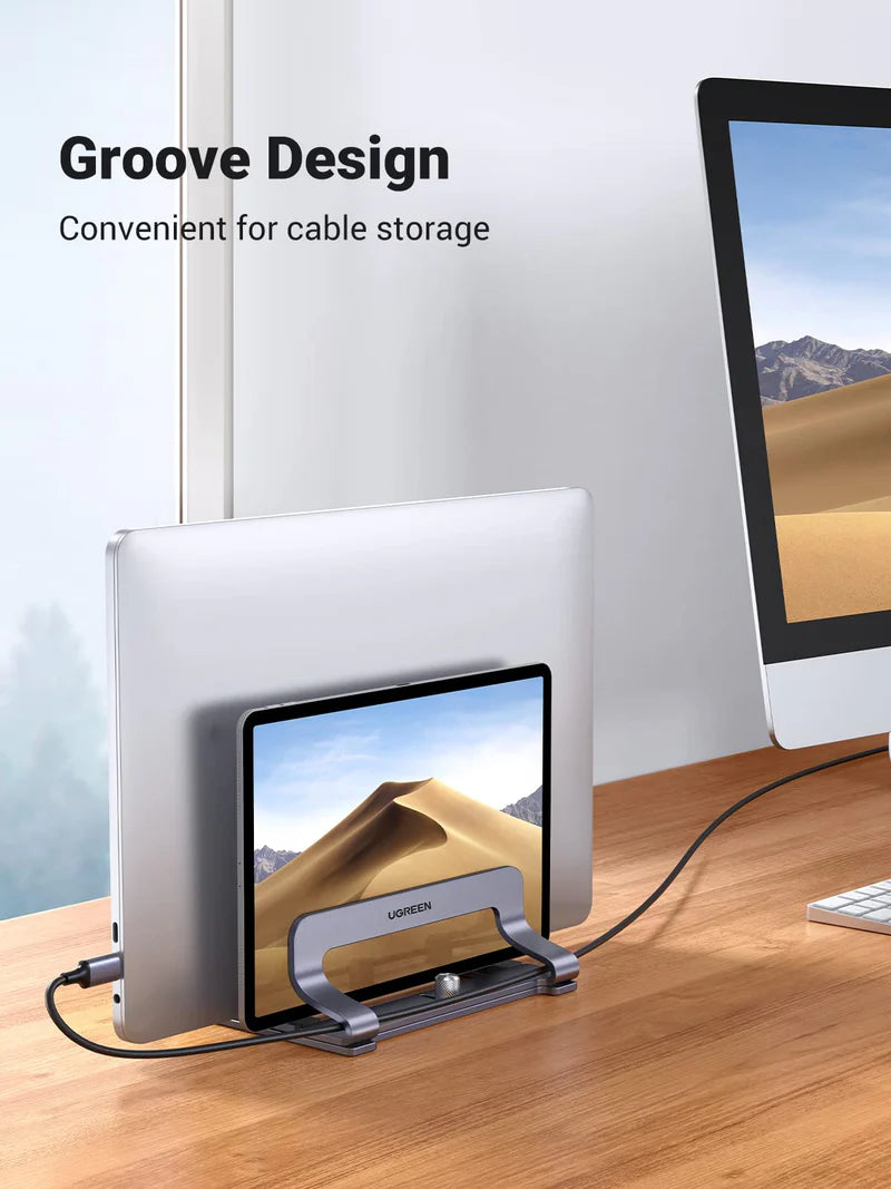 UGREEN 60643 Dual Slot Vertical Laptop Stand Holder
